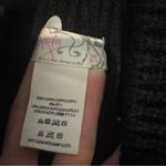 Free People Black & Red Sweater Shawl/Scarf Wrap Photo 2