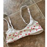 SKIMS Fits Everybody Picot Skimpy Scoop Bralette Ruby Heart Print Size XXS Photo 7