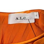 ALC Frank ALC Behati Asymmetrical Pleated Long Sleeve Mini Dress Sz 2 Kelly Clarkson Bold Photo 5