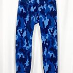 Addison Bay High Rise Cropped Active Leggings: Navy Blue Camo Camouflage Photo 1