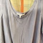 Fitz + Eddi Blue Tie Front Tank Top Photo 1