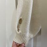 Wildfox NWT Women’s  Distressed Wool/Alpaca Blend Knit Sweater Hoodie Size S Photo 5