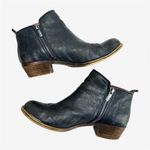 Lucky Brand Basel Ankle Bootie Black Leather 7.5 Photo 3