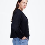 Madewell V-Neck Long-Sleeve Top in Deep Indigo, Size X-Small Photo 2