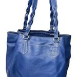 st. john's bay Blue faux Leather Handbag Photo 6