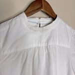 Maeve Anthropologie  Aja Poplin Bell Sleeve Blouse Photo 4