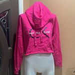 Calvin Klein Jeans  pink cropped pullover hoodie Photo 2