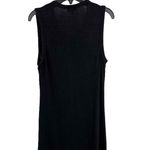 Aritzia  Wilfred Free Sweater Dress Black Soft Stretchy‎ Knit Sleeveless Medium Photo 2