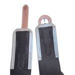 Linea Pelle Leather Stretch Women’s Statement Belt Corset Waist Brown Boho Retro Photo 6