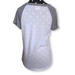 Disney Womens Tee Size Small Olaf White Pocket Top Gray Short Sleeves Frozen Photo 1