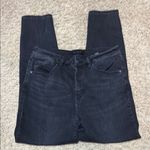 Sleek Black Skinny Jeans with Tapered Fit Size 30 Photo 1