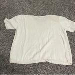 Vintage Koret embroidered floral sweater top combo with shoulder pads L White Size L Photo 9