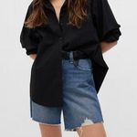 Gap 8 Inch Mid Rise '90s Loose Denim Bermuda Shorts Size 33 Photo 0