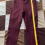 Old Navy  Maroon High-Rise Leggings Photo 0