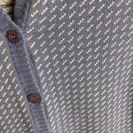 L.L.Bean Women's Size Medium Cardigan Sweater Periwinkle Purple Knit Grannycore Photo 2