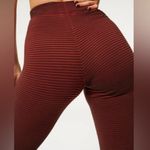 Good American Heavy horizontal Rib Wide Leg ankle Pants in Chocolate003 Size s Photo 1