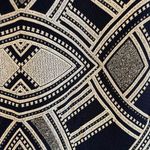 Speechless Juniors Bodycon Geometric Glitter Sleeveless Dress Navy White Size 0 Photo 2