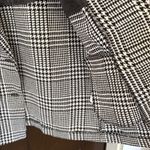 Princess Polly Like New Houndstooth Blazer Black White Size 6 Photo 4