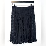 Paul Smith Black Pleated Chiffon Circle Print Midi Skirt Size 42 Photo 8