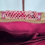 Coach Y2k  Signature Python Stripe Tote Bag Raspberry Photo 9