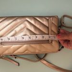 Nicole Miller  Brassy gold chain crossbody bag purse Photo 8