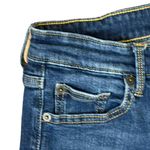 Gap Denim Girlfriend Ankle Jeans Medium Blue Washed Mid Photo 4