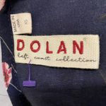 Anthropologie Dolan Blue Striped Halter Crop Pant One Piece Jumpsuit XS Photo 4