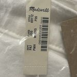 Madewell  High Rise Skinny Jeans Size 35 Petite US 20 White NWT Step Frayed Hem Photo 7