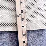 Vintage Escada Pencil Skirt Womens US 10 Cream Micro Dot Silk Blend Quiet Luxury Black Photo 7