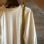 Amanda Uprichard  Womens Pullover Tiered V-Neck Midi A-Line Dress Ivory Size S Photo 9