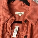 Madewell New  Waffle Knit Shirt-Jacket Photo 2