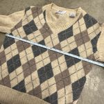 American Vintage Vintage argyle diamond plaid virgin wool sweater Photo 2