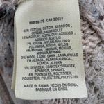 Anthropologie  Cardigan Sweater Neutral Tone Open Front Textured Knit Boho XS Photo 4