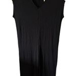 Eileen Fisher  Jumpsuit Size Medium Stretch Jersey Wide Leg Crop Harem Pant Black Photo 0