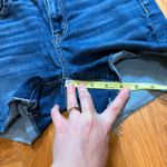 American Eagle Women’s Super High-Rise Shortie Size 0 Dark Wash Cut Offs Photo 1