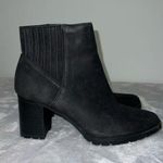 Kelly & Katie Women’s Zip Up Platform Faux Leather Black Heeled Ankle Bootie 9 Photo 6
