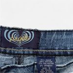 BOGO Vintage Y2K Angels Denim Bermuda Jean Shorts in Size 3 Blue Photo 1