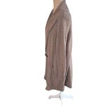 Ellen Tracy women's Wool Blend long sleeve stretch knit hook front sweater 1X Tan Photo 4