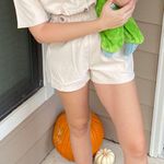 Khaki Romper Tan Size M Photo 0