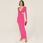 Nookie Revolve Jewel Gown In Neon Pink small Photo 2
