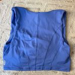FP Movement Pleats and Thank You Crop Tank Blue Size M Photo 4