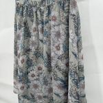 ASTR Nordstrom Floral Midi Skirt Women Medium Lined Spring Summer Beach Photo 2