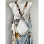 Reformation Casette Silk Dress in Serene Sz.10 NWT Preppy Bohemian Party Wedding Photo 11