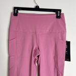 Yogalicious Lux Hi-Waist Side Pockets Capri Rose Cultivar Athletic Leggings sz S Photo 2
