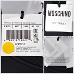 Moschino  Couture Logo Double Question Mark Crewneck Sweatshirt Black US 8 NWT Photo 6