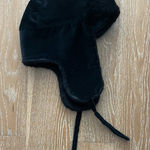 Women's Black Winter Hat with Ear Flaps Photo 0
