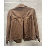 Jones New York  women's‎ 14 Chocolate Brown linen jacket 3/4 Sleeve 100% Linen Photo 2