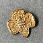 Vintage 1940s Girl Scout Uniform Belt Pin 2 Neckerchiefs Green Size XXS Photo 4