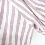 Downeast Brighton Striped Ruffle Blouse M Photo 3