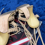 Miista Beige Stephanie Macrame Braided Lace UP Kitten Heel Sandal Tan Size 10 Photo 9